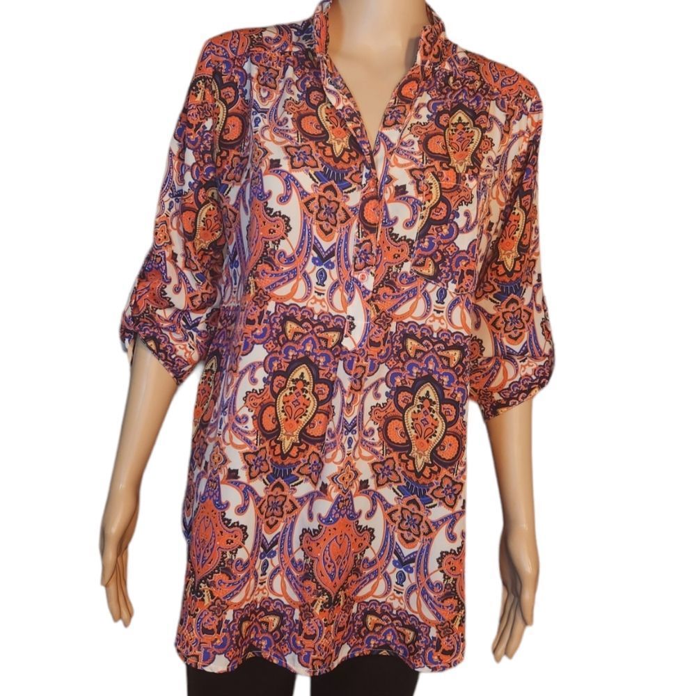 Depri Shirt Orange Blue Purple See measurements